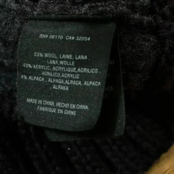 Anthropologie Sleeping On Snow Poncho Wool Gray Oversized Size ZS/Small - Picture 7 of 10